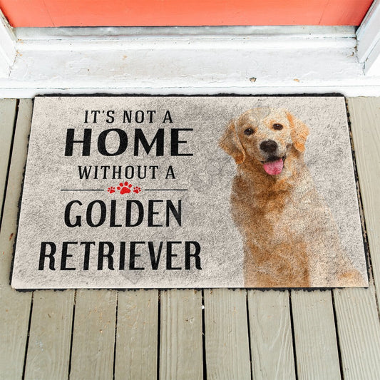 It's Not A Home Without A Golden Retriever - Doormat