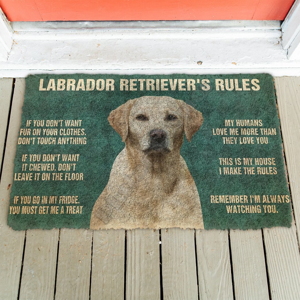 Labrador Retriever's Rules - Doormat